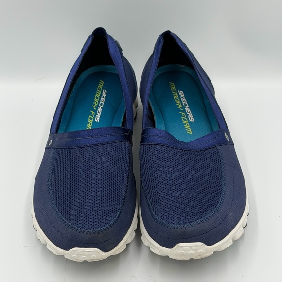 Skechers Shoes - Skechers Sport EZ Flex Take It Easy slip-on Shoes Women’s 9.5 Navy Blue Memory